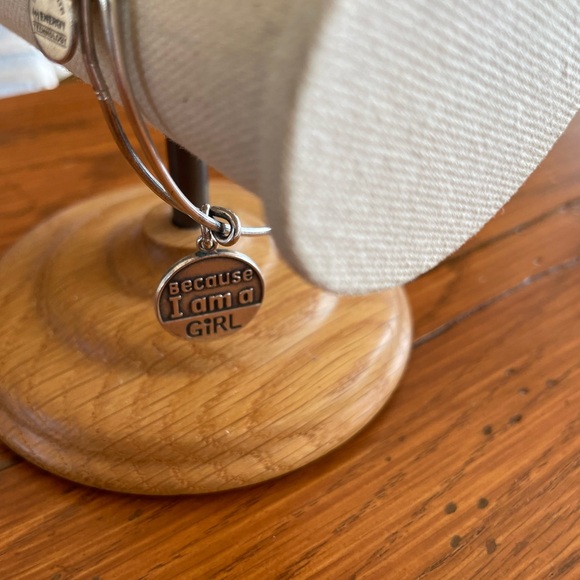 Alex and Ani Charm Bangle “Because I am a Girl” - Picture 3 of 3